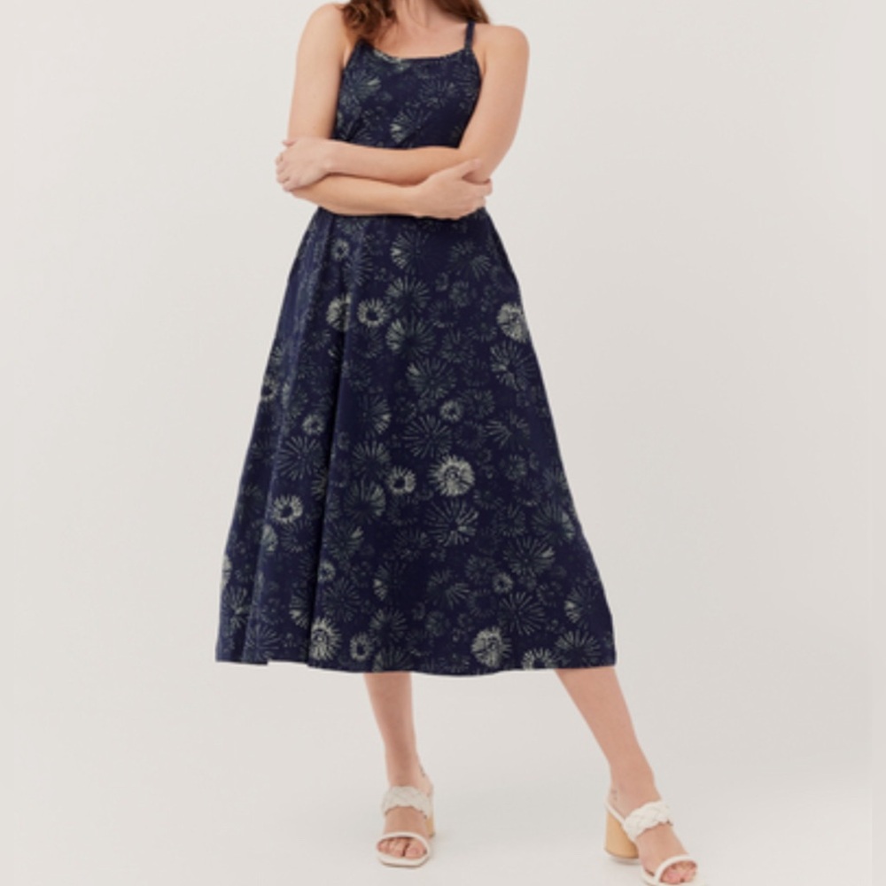 Pact Fit and Flare Midi Dress S